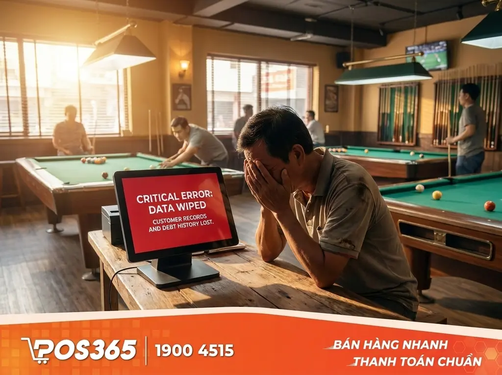 Mất trắng dữ liệu khách quen & công nợ