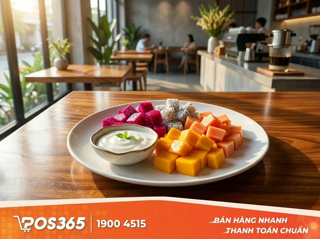 Mẫu dĩa trái cây thập cẩm bình dân nhưng đầy đặn, bắt mắt