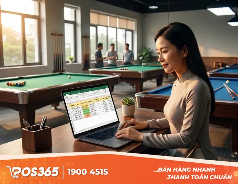 Mẫu File Excel quản lý quán bida tự động gồm những gì?