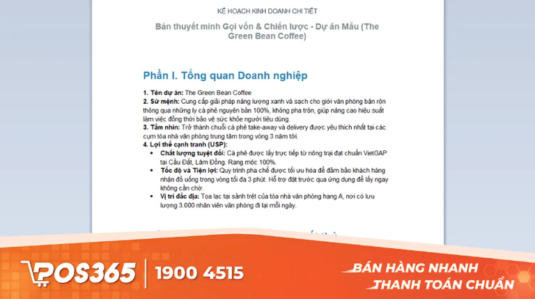 Mẫu kế hoạch kinh doanh bằng file Word