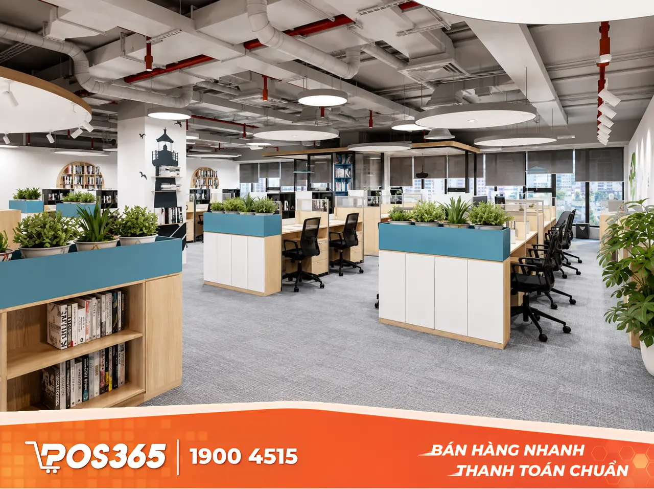 Mẫu không gian mở cho diện tích lớn - 5