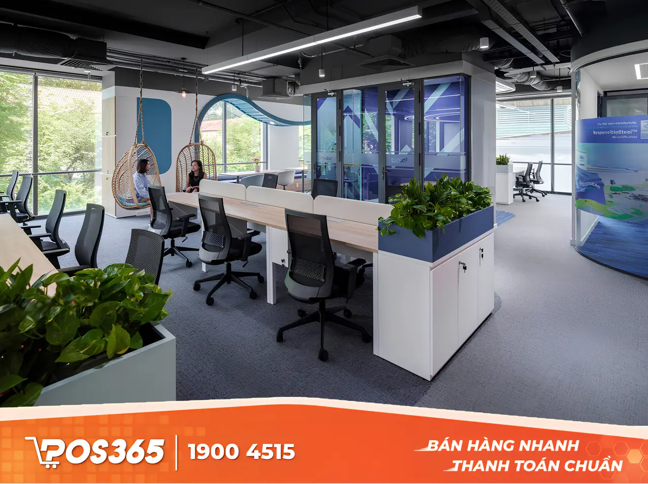 Mẫu thiết kế cho văn phòng tầm trung (50m2 - 150m2) - 2
