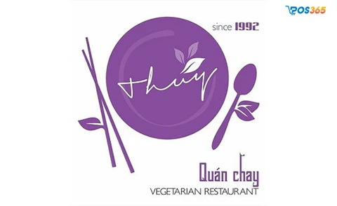 mẫu thiết kế logo nh&agrave; h&agrave;ng chay 2
