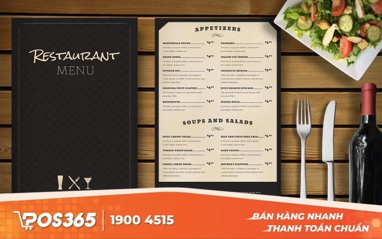 Mẫu thiết kế menu nhà hàng 6
