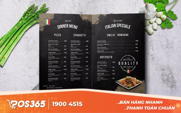 Mẫu thiết kế menu nhà hàng 7