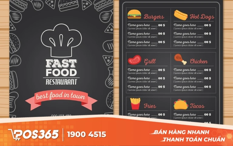 Mẫu thiết kế menu nhà hàng 9