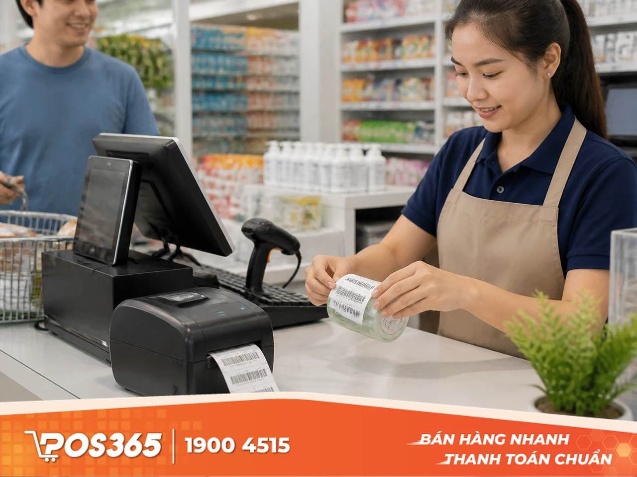 Máy in Xprinter XP-360B nhỏ gọn cho quầy thu ngân