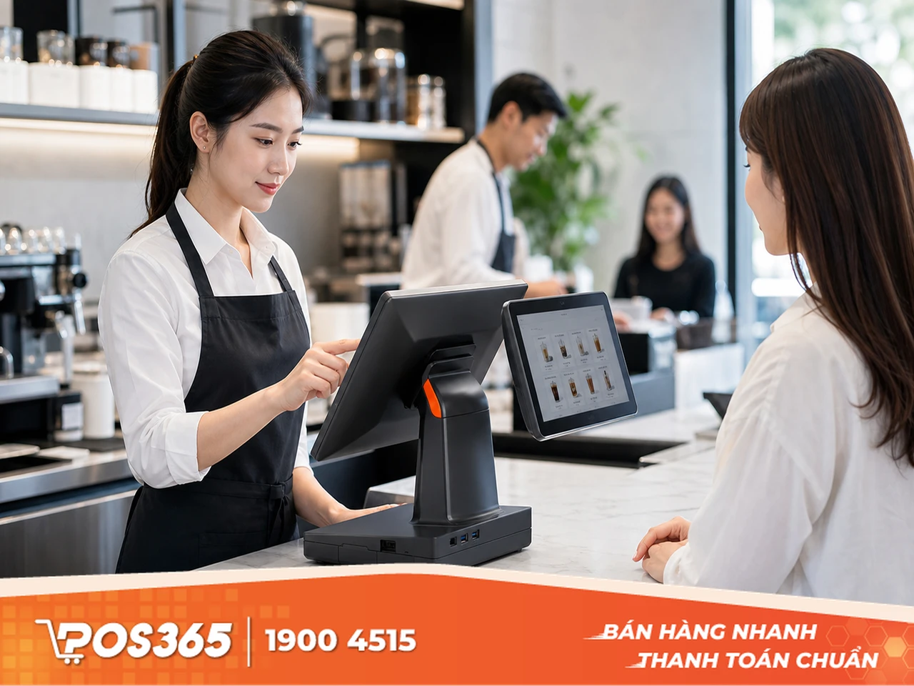 M&aacute;y POS để b&agrave;n 2 m&agrave;n h&igrave;nh Sunmi T2