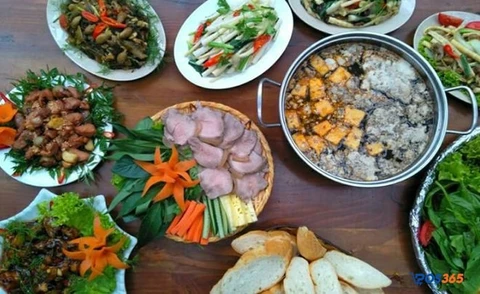 Menu đồ ăn hấp dẫn