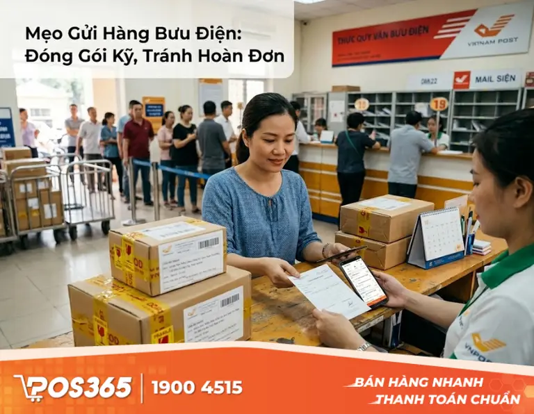 Mẹo gửi hàng bưu điện thu tiền hộ tránh rủi ro hoàn đơn