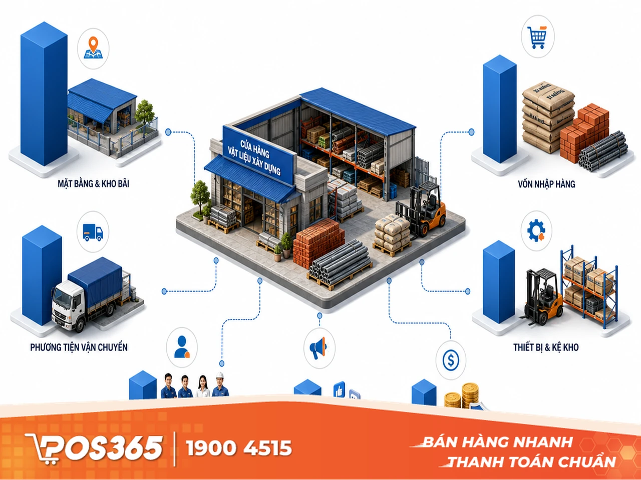 Mở cửa hàng vật liệu xây dựng cần bao nhiêu vốn?