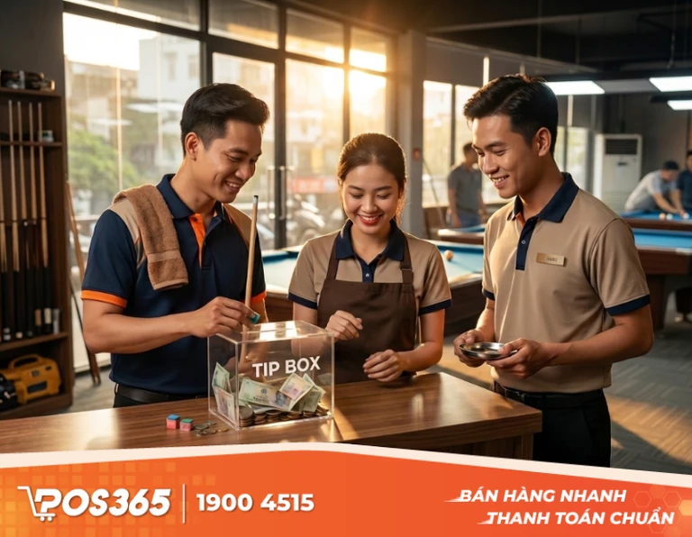 Mô hình 2: Gom quỹ chia đều theo ca làm việc (Tip Pooling)