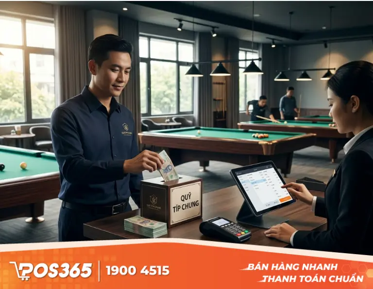 M&ocirc; h&igrave;nh 3: Marker tr&iacute;ch đ&oacute;ng g&oacute;p quỹ chung (Tip Sharing / Tip Out)