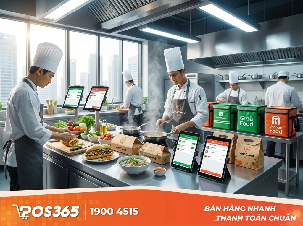 Mô hình F&B công nghệ (Cloud Kitchen / Online)