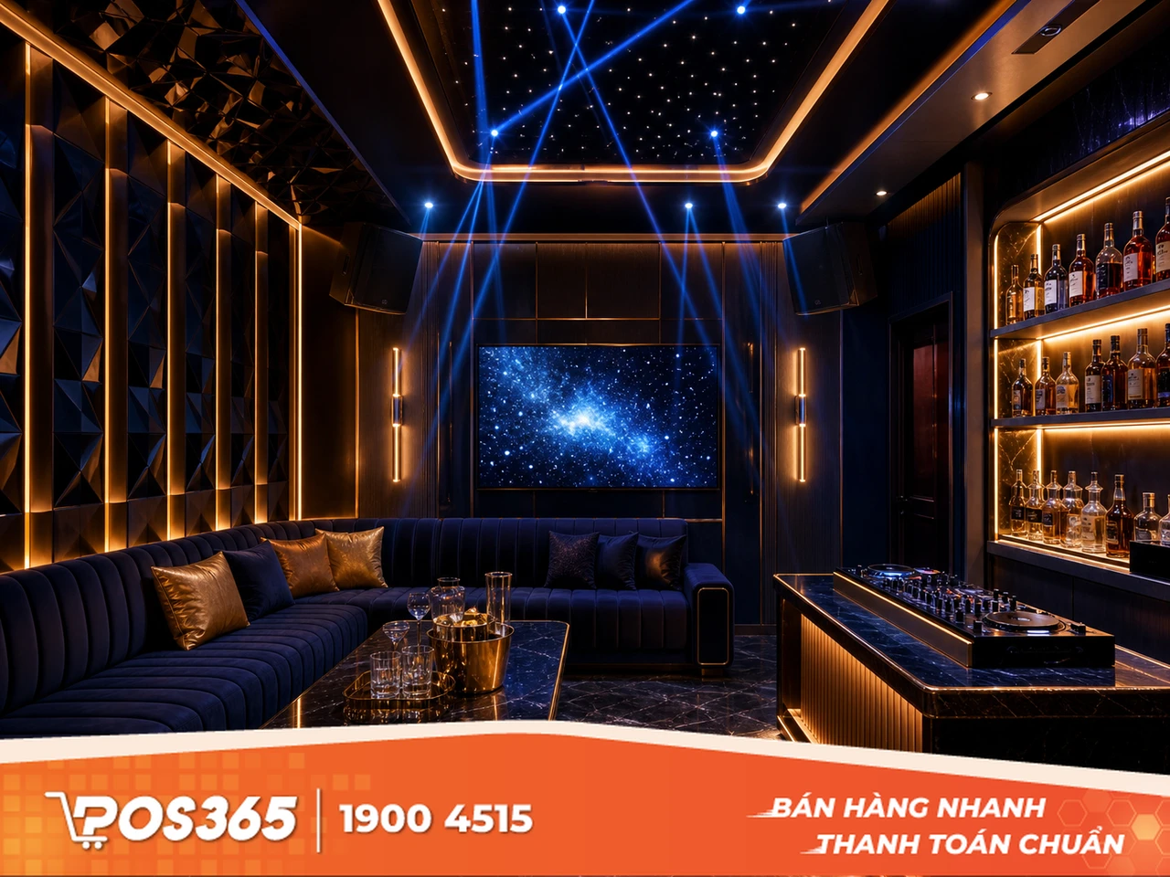 Mô hình Minibar/Mini Club năng động trong phòng hát