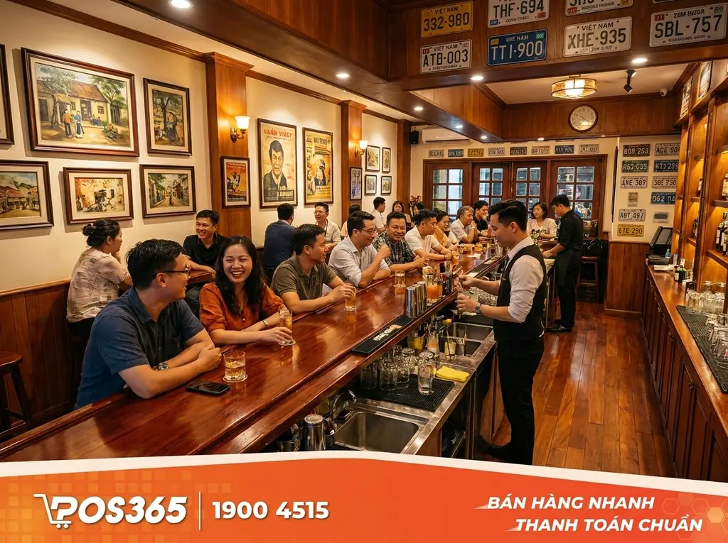 Mô hình quán bar pub gần gũi