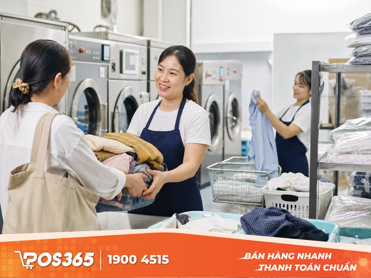 Mở tiệm giặt ủi lấy liền