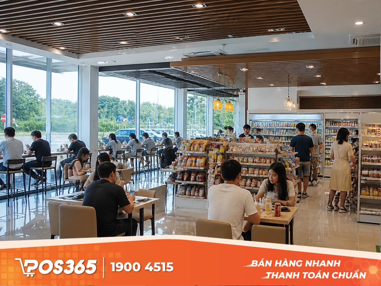 Mở trạm dừng nghỉ kết hợp cửa h&agrave;ng ăn uống tiện lợi