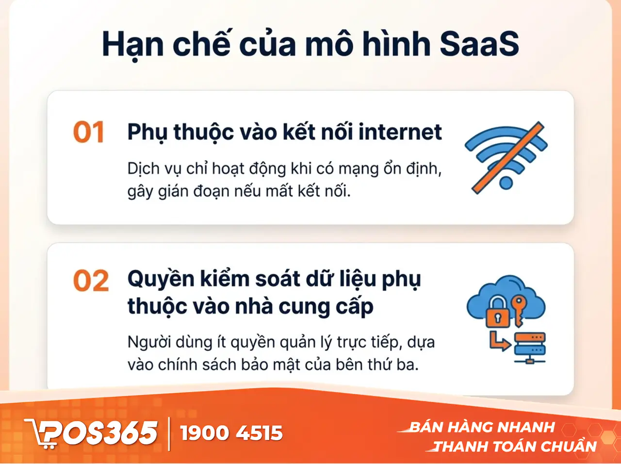 Một số hạn chế của mô hình SaaS cần lưu ý