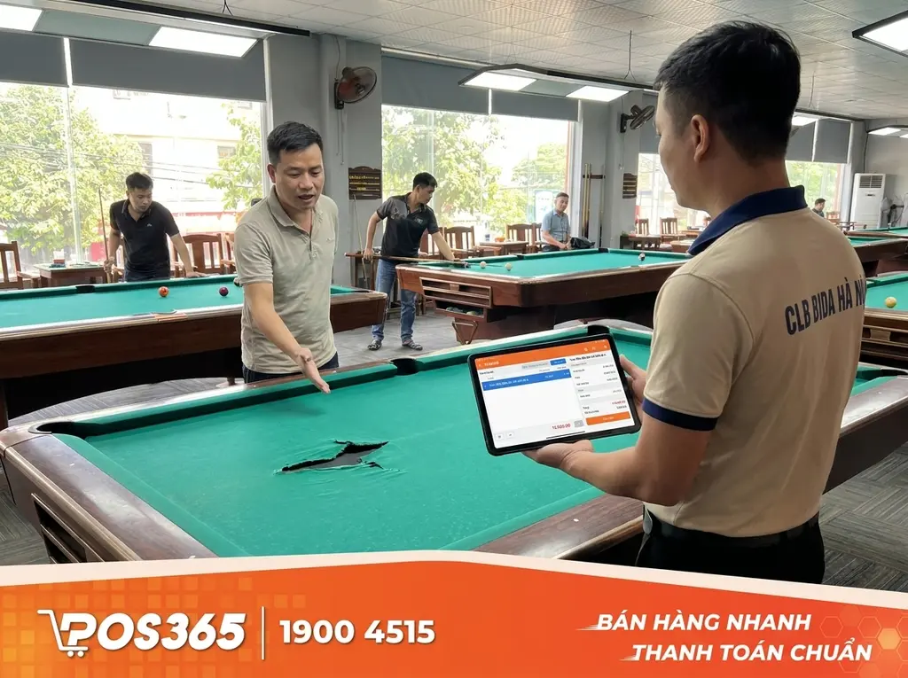 Mức đền bù khi khách làm rách nỉ bida (vải bàn)