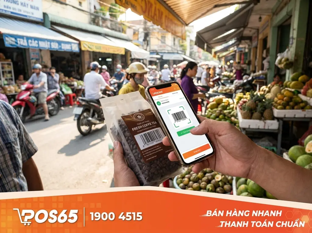 Nâng cấp smartphone thành máy quét mã vạch bán hàng chuyên nghiệp