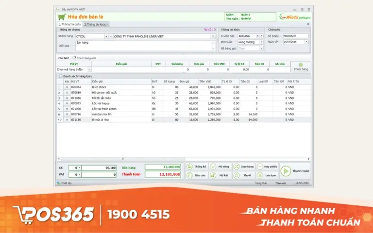 Nền tảng quản lý bán hàng free trọn đời Winta Sales
