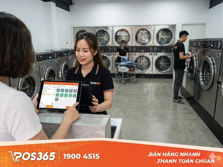 Nền tảng quản l&yacute; tiệm giặt LizaPos