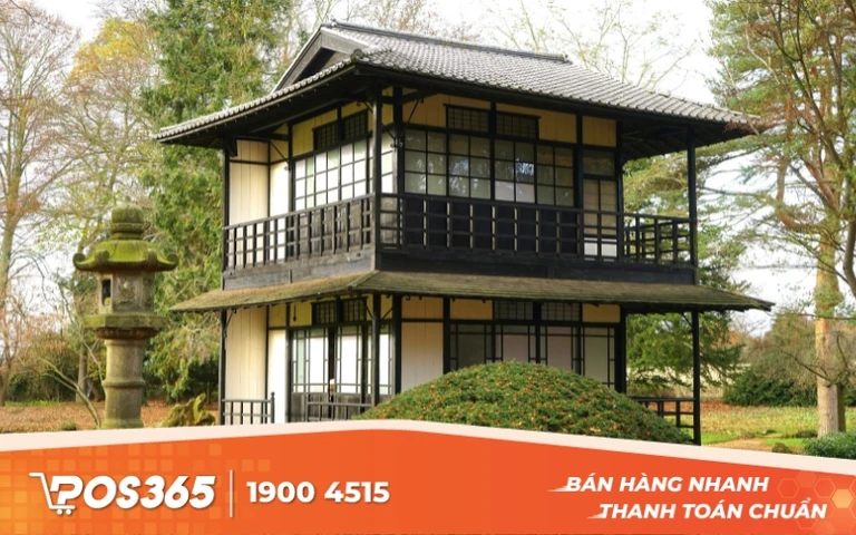 Nhà hàng 2 tầng phong cách Hàn Quốc - Nhật Bản