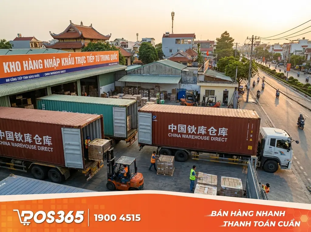 Nhập khẩu trực tiếp từ tổng kho Trung Quốc