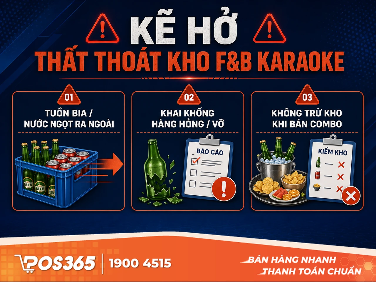 Những kẽ hở khiến kho bia, nước ngọt qu&aacute;n karaoke dễ bốc hơi