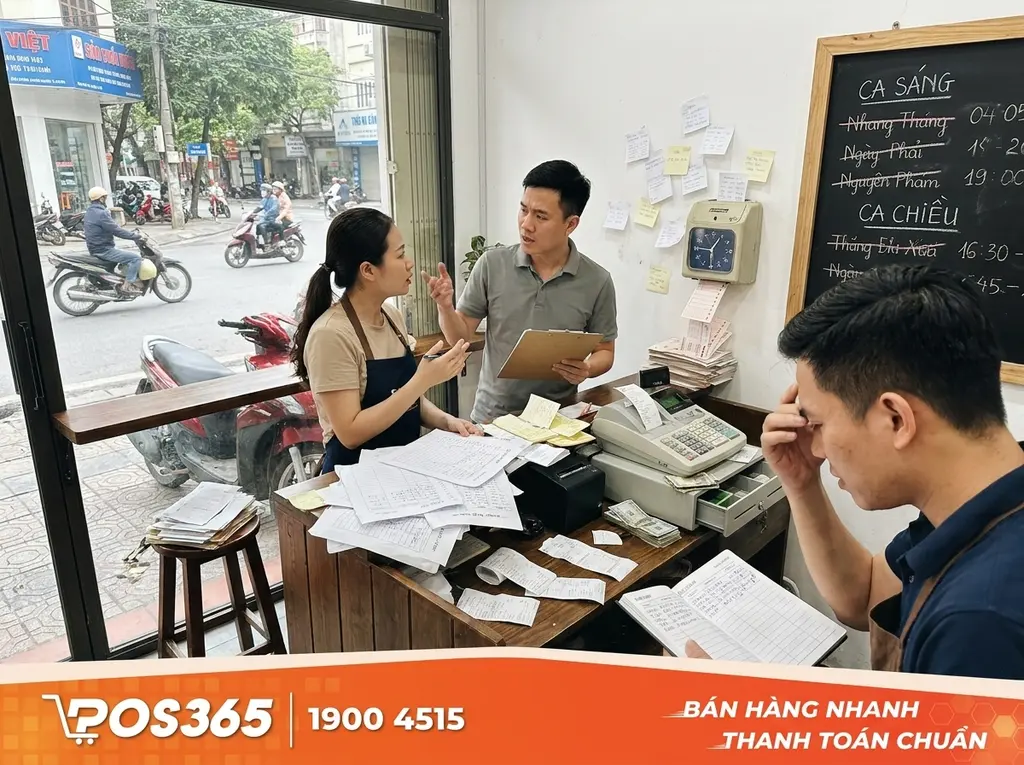 Những lỗ hổng khi quản lý giờ làm và bàn giao ca thủ công