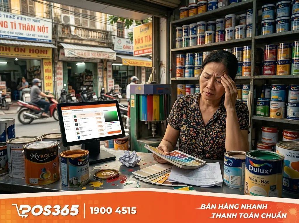 Những nỗi đau đặc thù khi quản lý cửa hàng sơn nước
