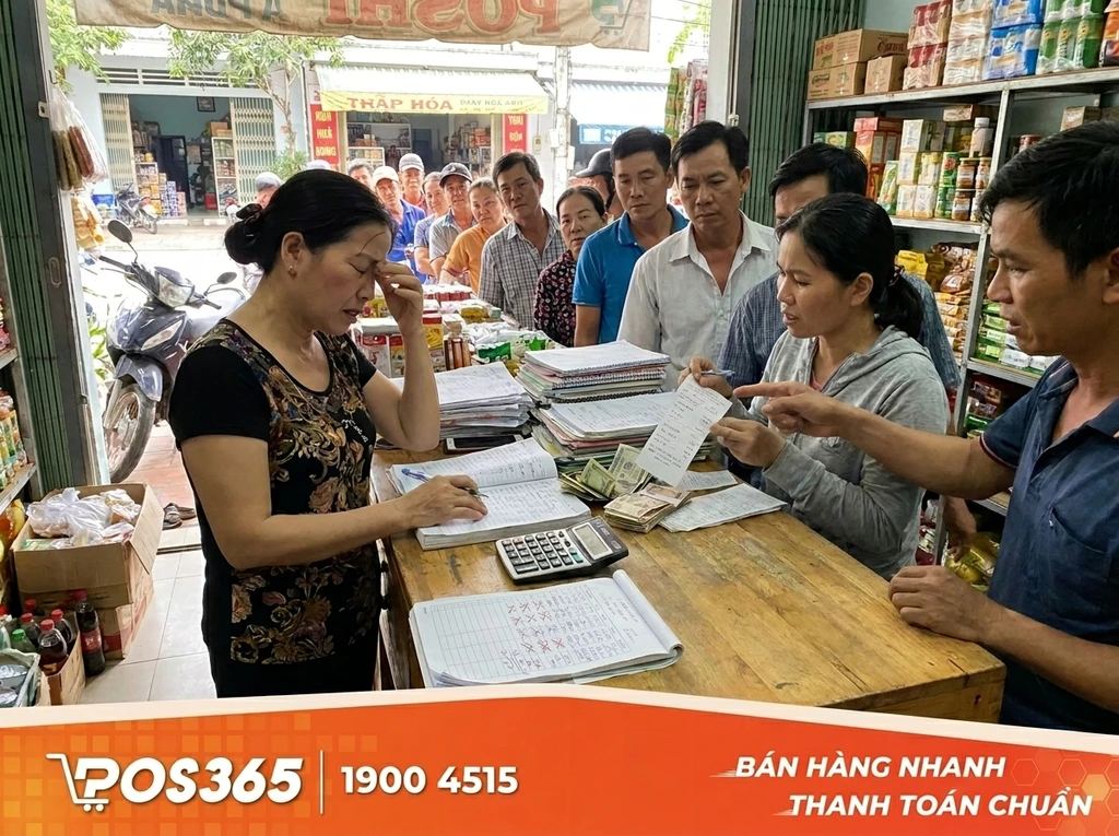 Những rủi ro tiềm ẩn khi tính tiền thủ công tại cửa hàng