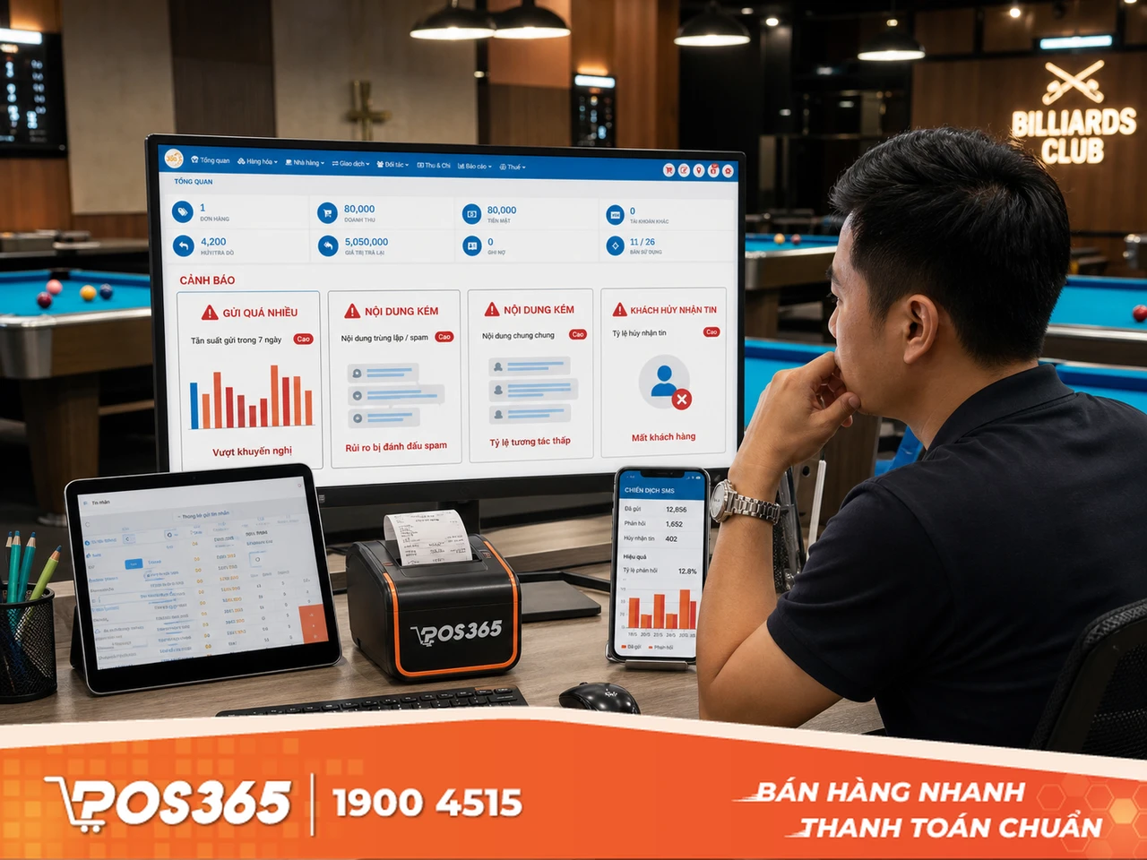 Những sai lầm phổ biến khiến chiến dịch SMS Marketing qu&aacute;n bida