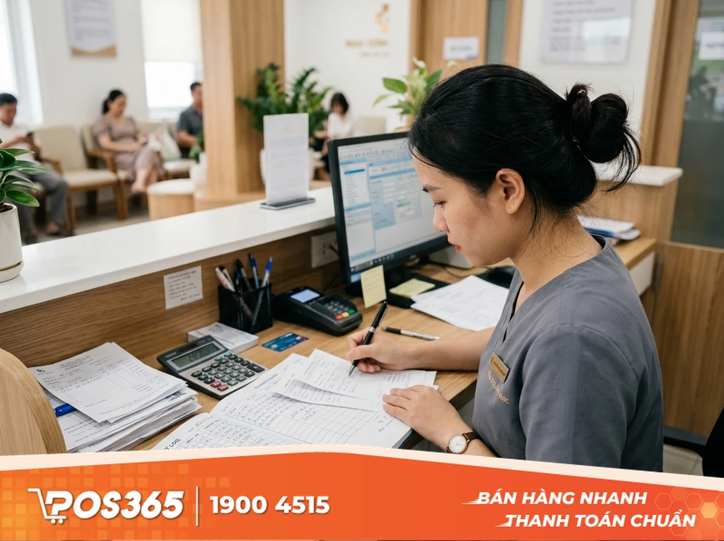 Những kh&oacute; khăn b&agrave;o m&ograve;n doanh thu khi ph&ograve;ng kh&aacute;m quản l&yacute; thủ c&ocirc;ng