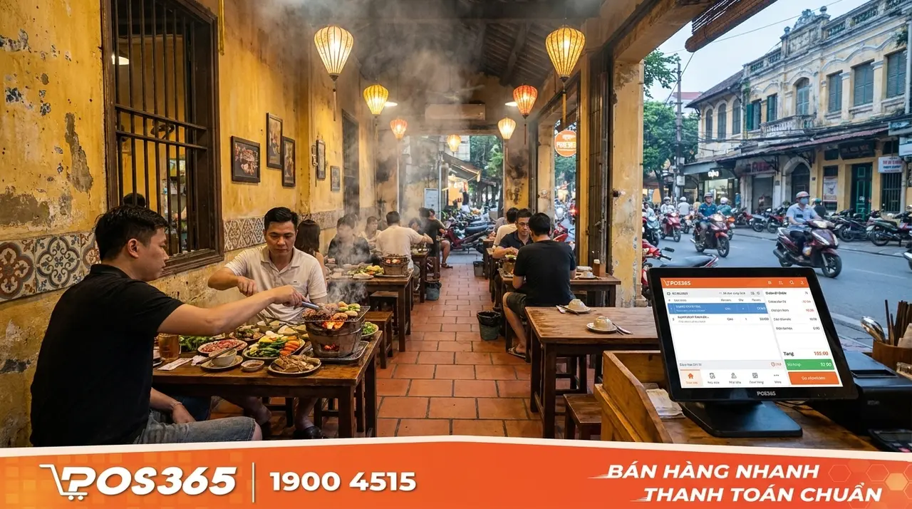 Mẫu quán nướng ngói