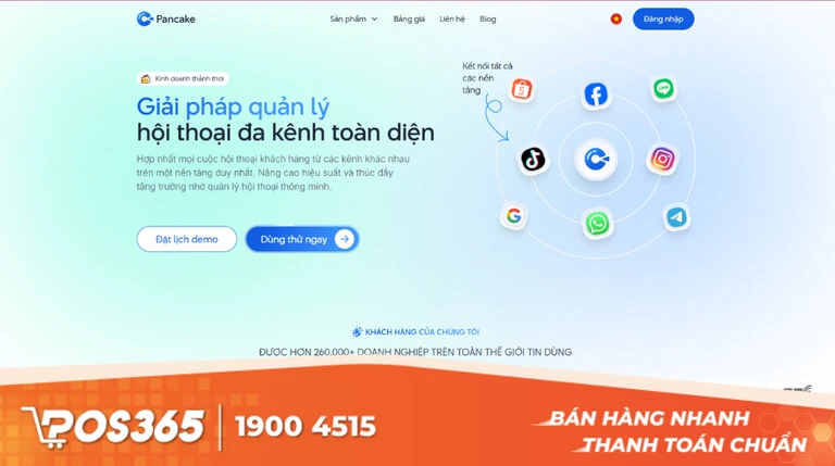 Pancake - Kẻ thống trị mảng chốt đơn Fanpage v&agrave; Social Commerce