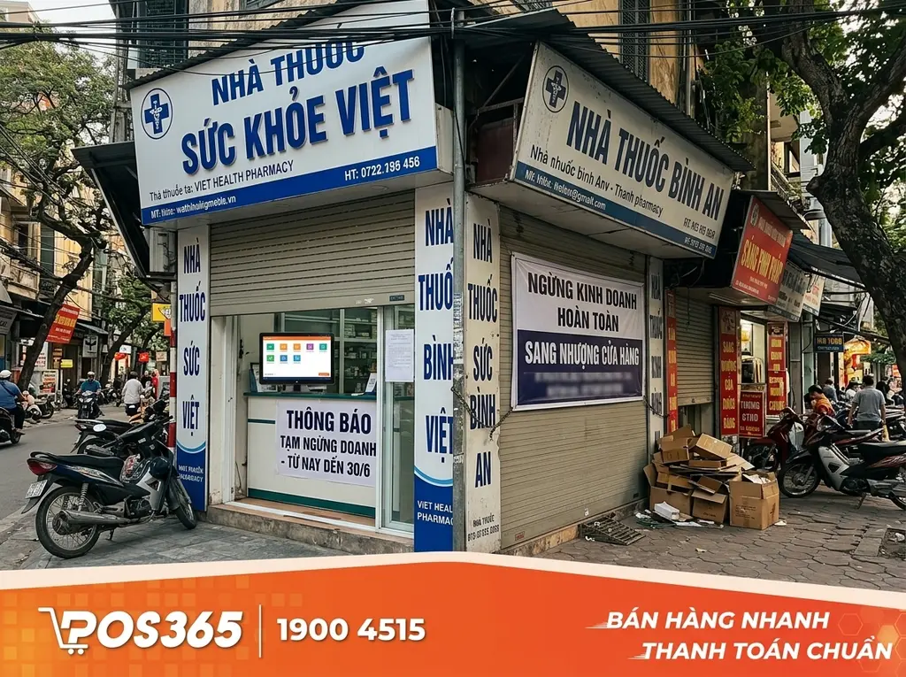 Ph&acirc;n biệt tạm ngừng kinh doanh v&agrave; chấm dứt hoạt động nh&agrave; thuốc
