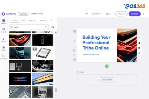 Công cụ làm video marketing hiện đại Lumen5