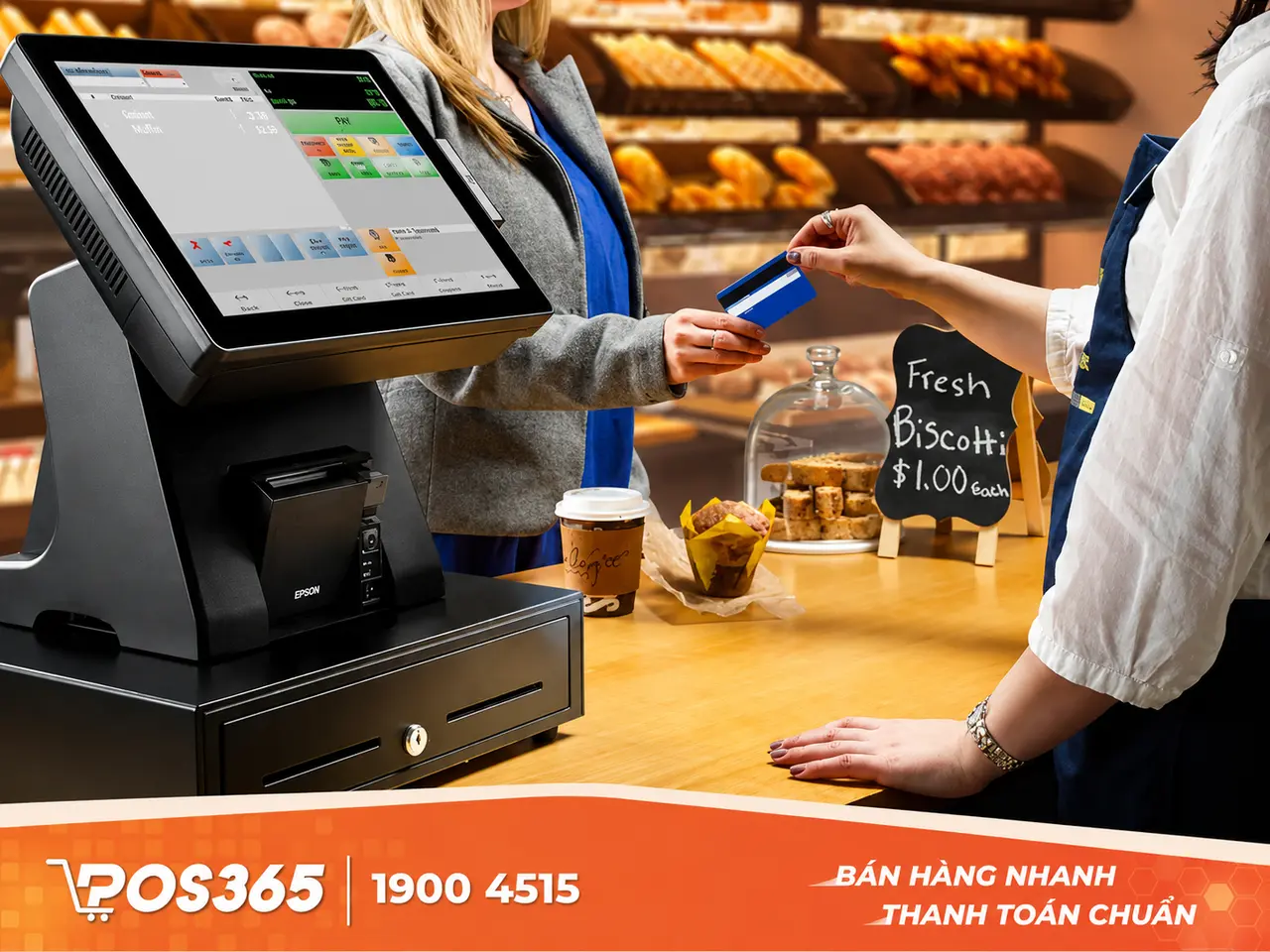 Phần mềm POS hỗ trợ quản lý đơn hàng và thanh toán tại quầy