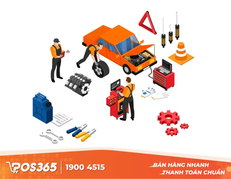 Phần mềm quản lý gara ô tô TMT GMS
