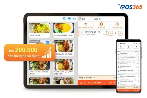 Phần mềm quản lý nhà hàng hải sản POS365 với giao diện trực quan, dễ sử dụng