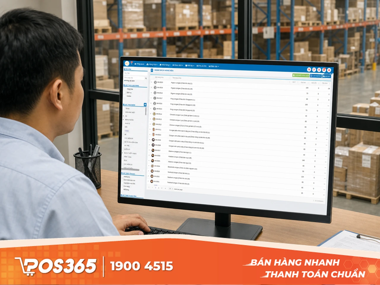 Phần mềm quản l&yacute; tồn kho POS365