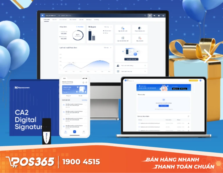 Phần mềm xuất hóa đơn điện tử Nacencomm (CA2 – eINVOICE)