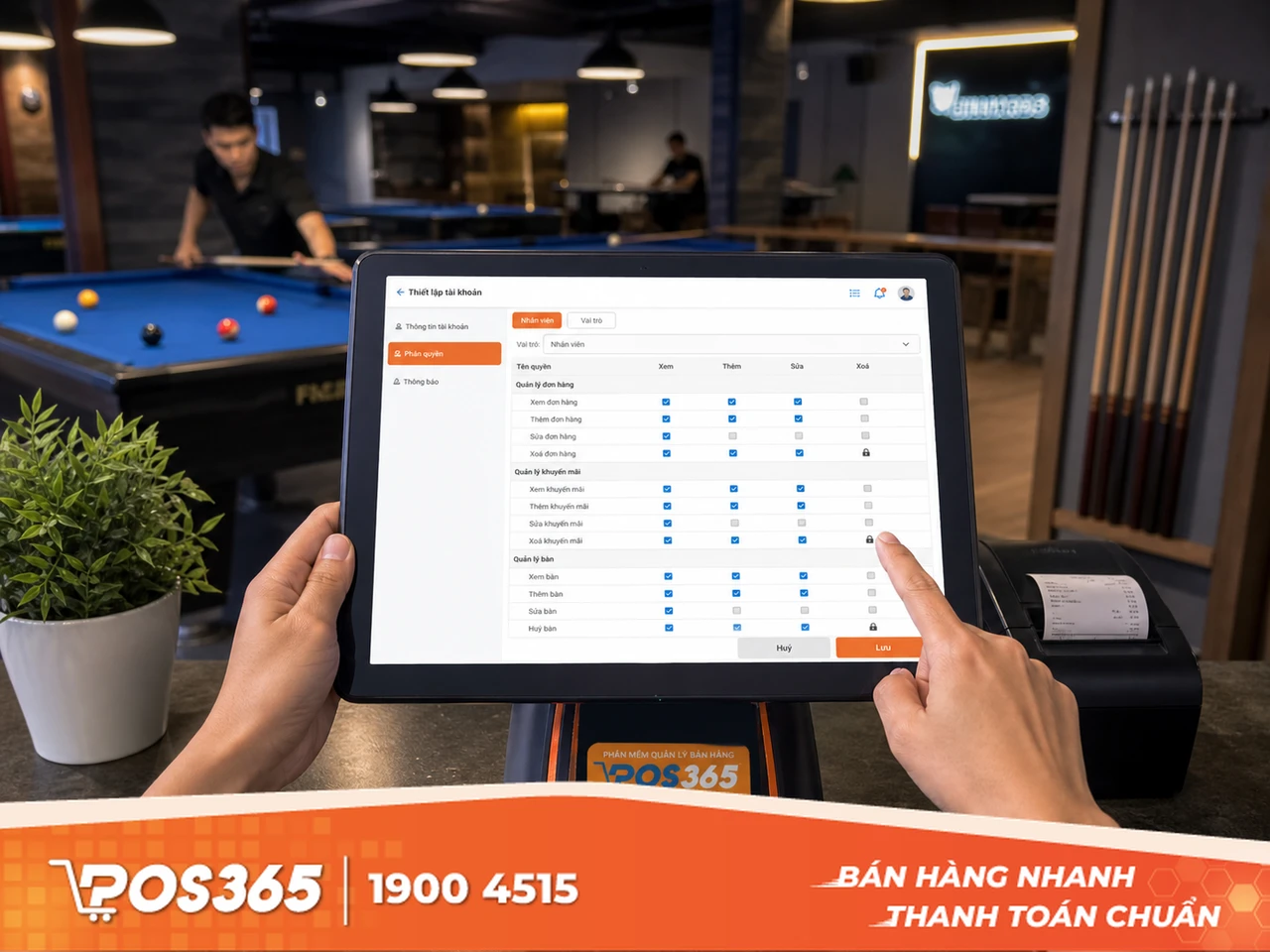 Ph&acirc;n quyền t&agrave;i khoản nh&acirc;n vi&ecirc;n nghi&ecirc;m ngặt tr&ecirc;n phần mềm