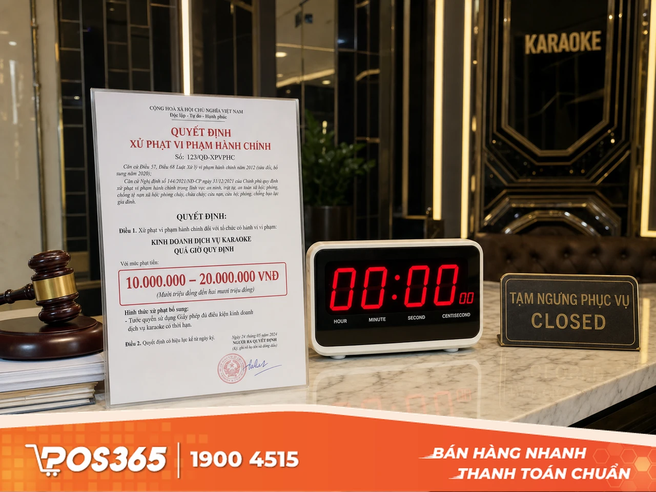 Phạt tiền đối với h&agrave;nh vi hoạt động qu&aacute; 24h đ&ecirc;m