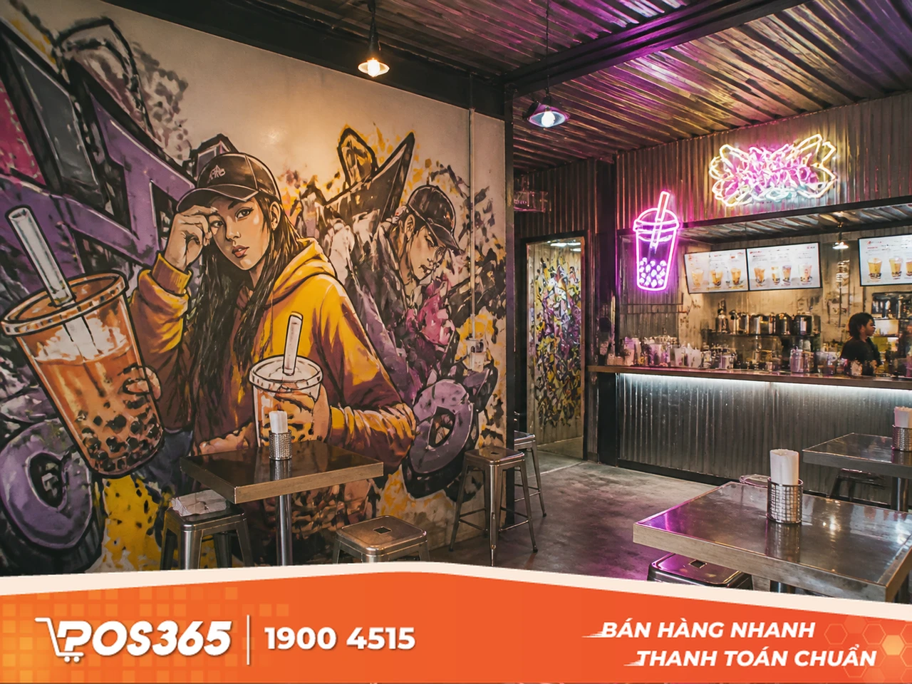 Phong c&aacute;ch c&aacute; t&iacute;nh nổi loạn Graffiti v&agrave; Neon