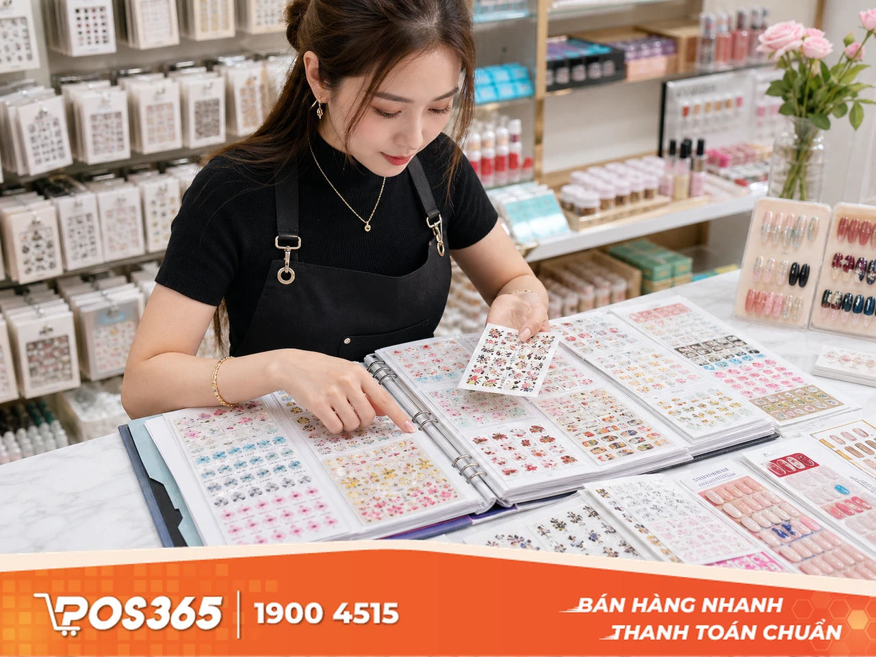 Phụ kiện nail Ánh Dương chuyên sỉ lẻ sticker đủ màu