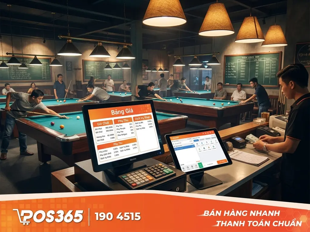 Phụ thu hóa đơn tổng và thiết lập bảng giá