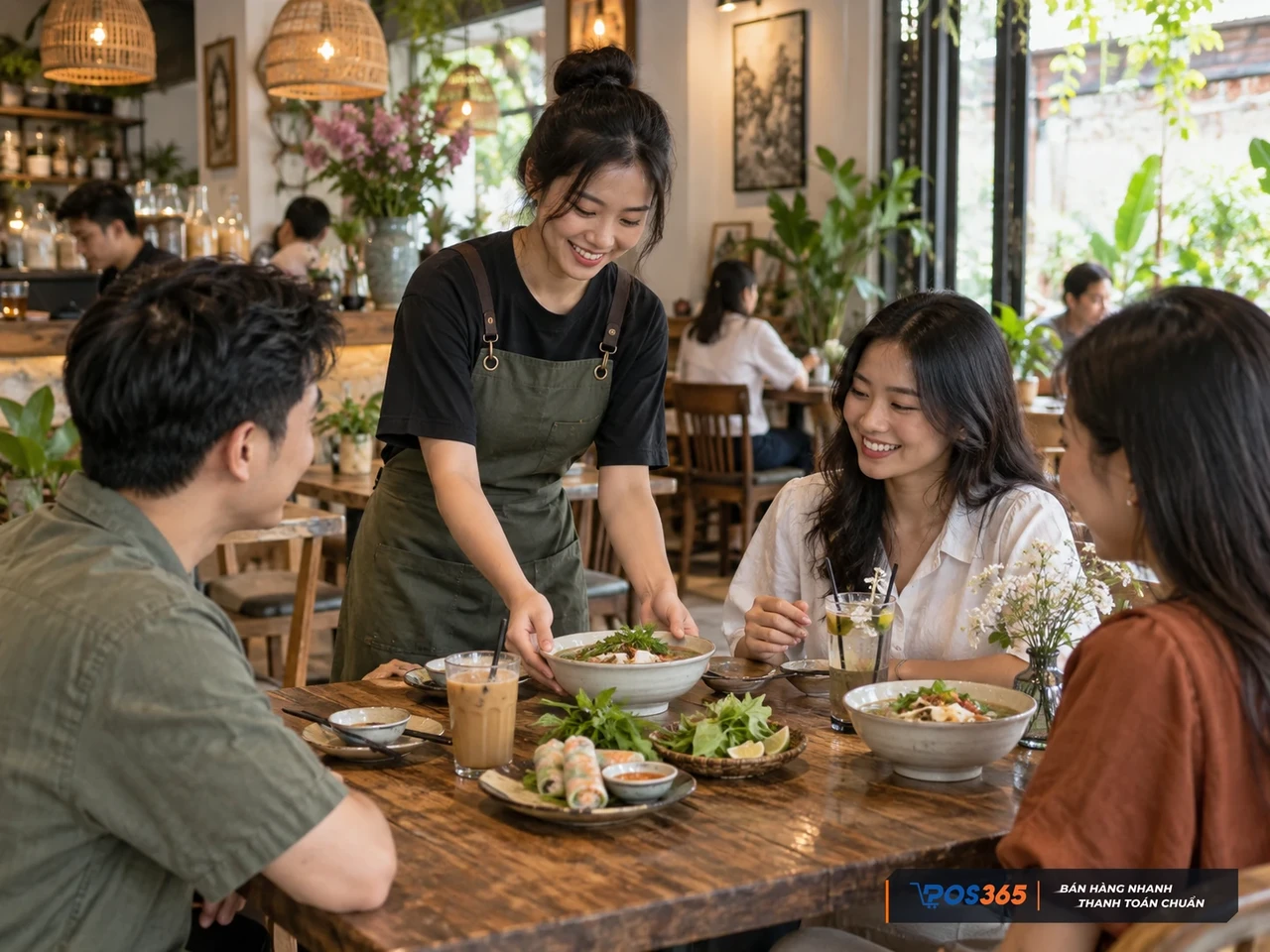 Phục vụ kh&aacute;ch h&agrave;ng F&B